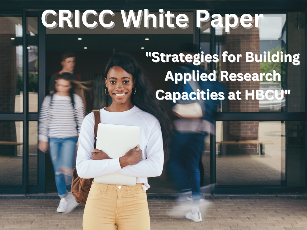 CRICC Whitepaper Strategies for Building Applied Research Capacities at HBC by James A. Fabunmi, Ph.D., P.E.